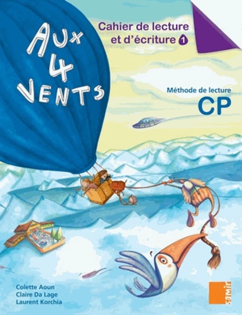 Aux 4 vents : méthode de lecture : cours préparatoire