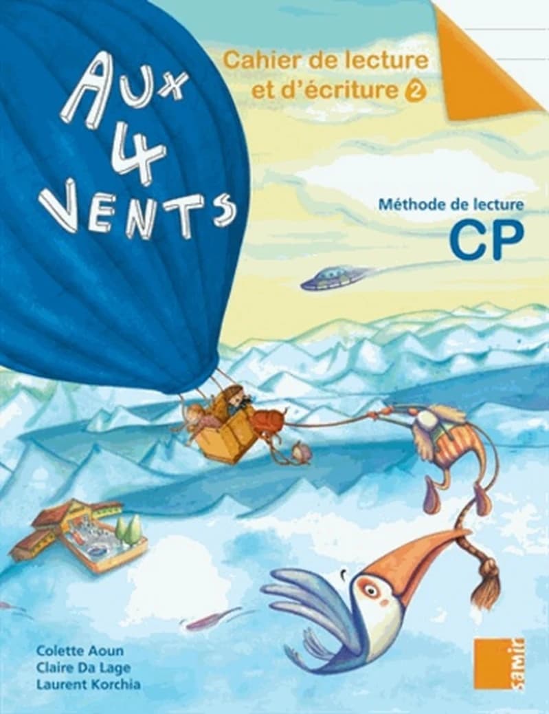 Aux 4 vents : méthode de lecture : cours préparatoire