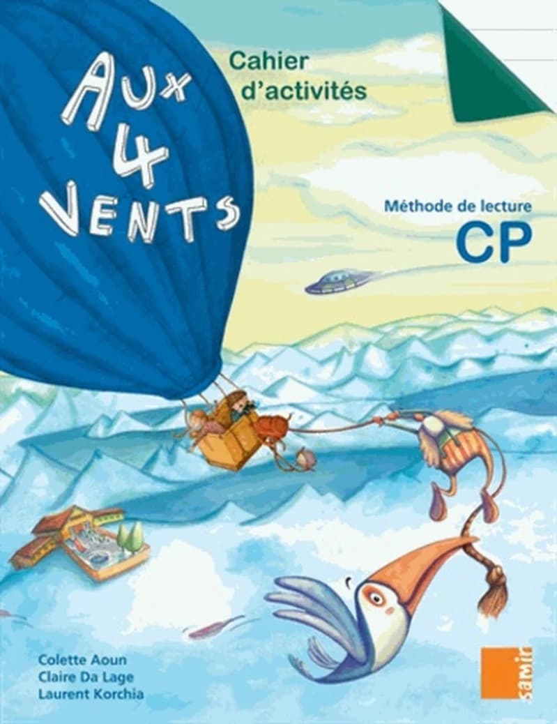Aux 4 vents : méthode de lecture : cours préparatoire