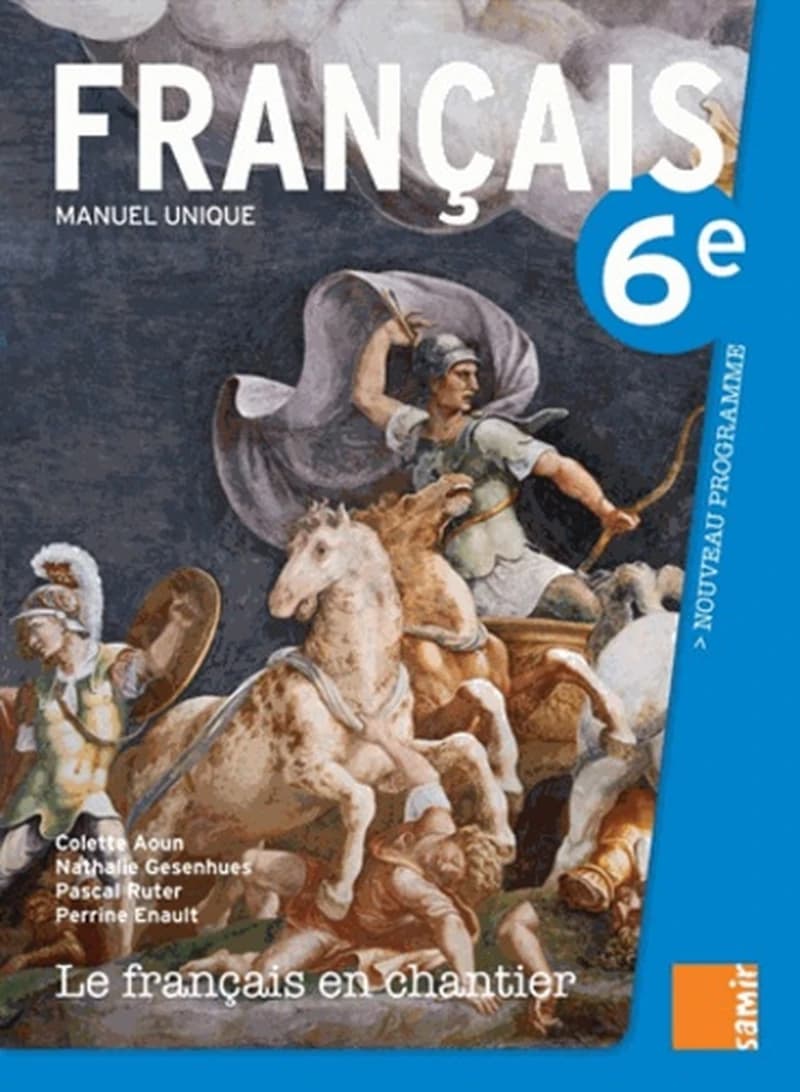 Le français en chantier : 6e : nouveau programme