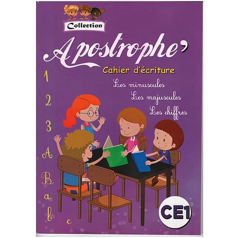 CAHIER D'ECRITURE CE1 APOSTROPHE