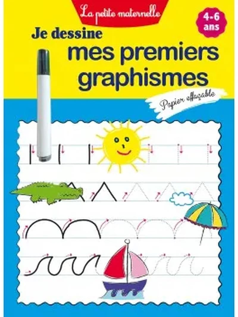 JE TRACES MES PREMIERES GRAPHISMES PM 4-6 ANS