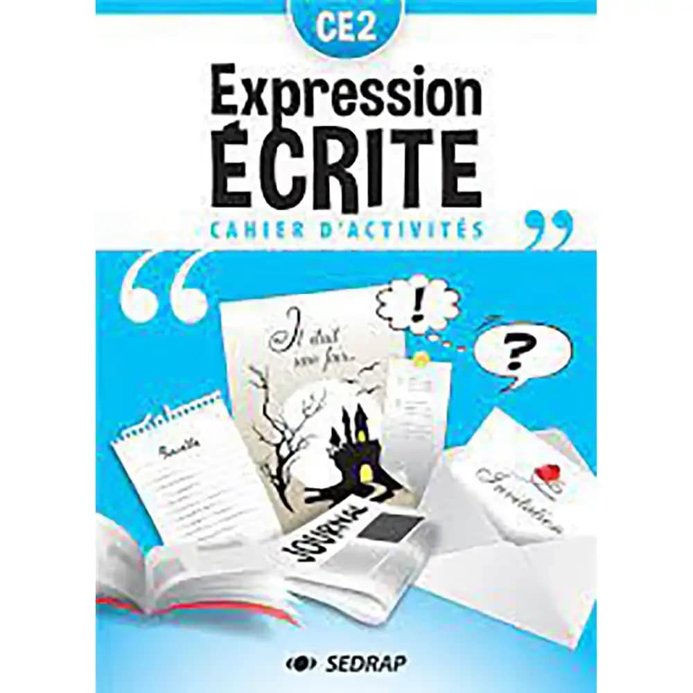 MON CAHIER D’EXPRESSION ECRITE CE2 COLLECTION CRAYON