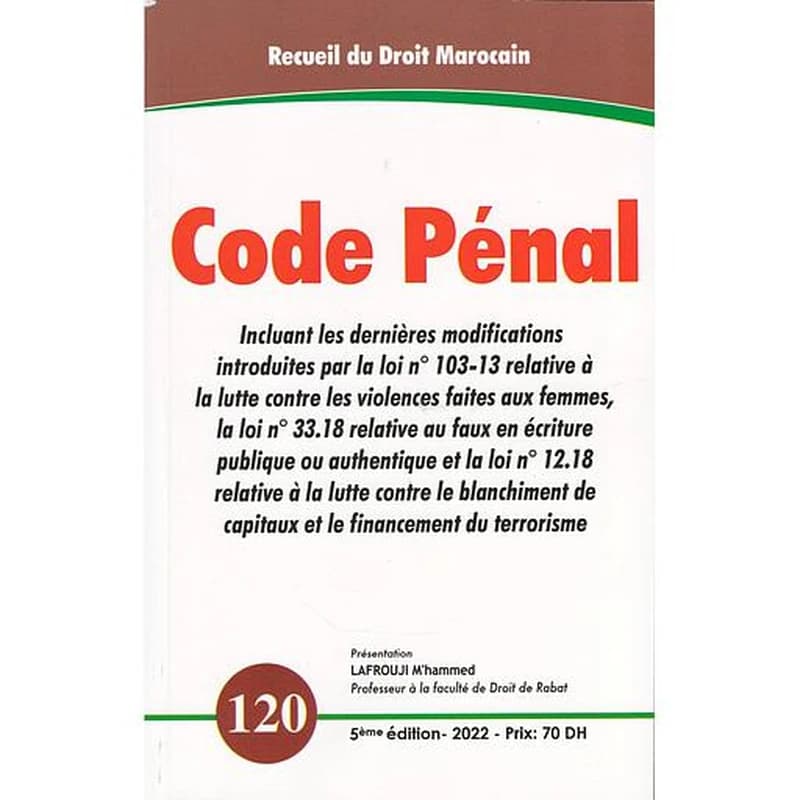 Code Pénal 167 - 2026
