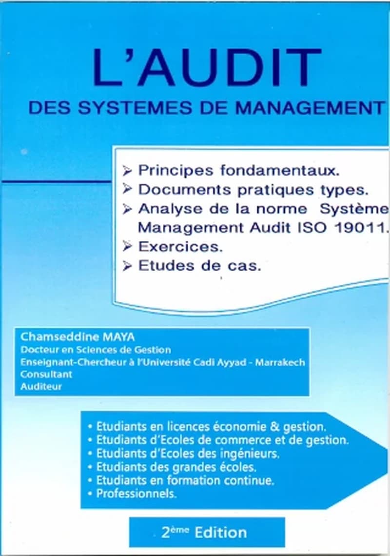 L'AUDIT DES SYSTEMES DE MANAGEMENT -2 ED-