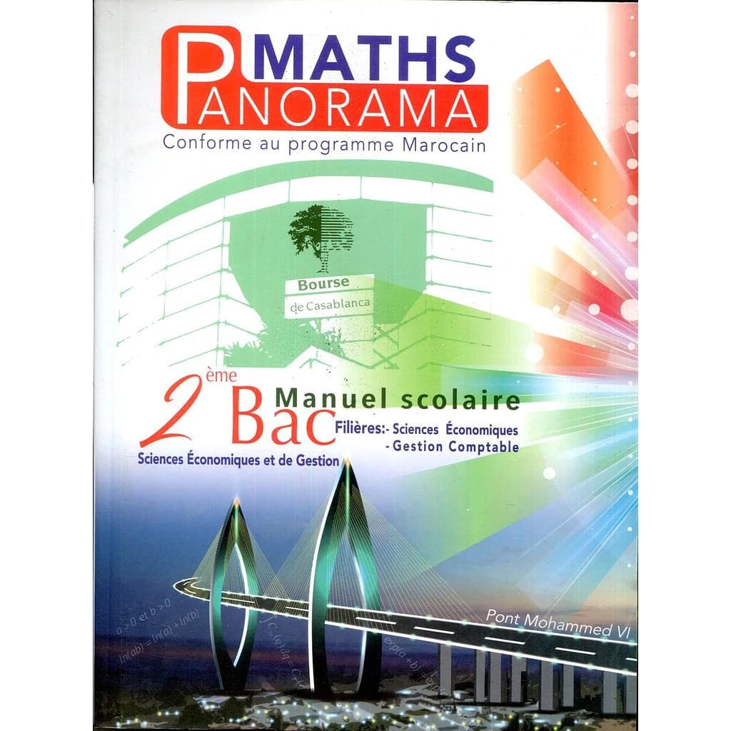 PANORAMA MATHS 2 BAC SCIENCES ECONOMIQUES ET DE GESTION