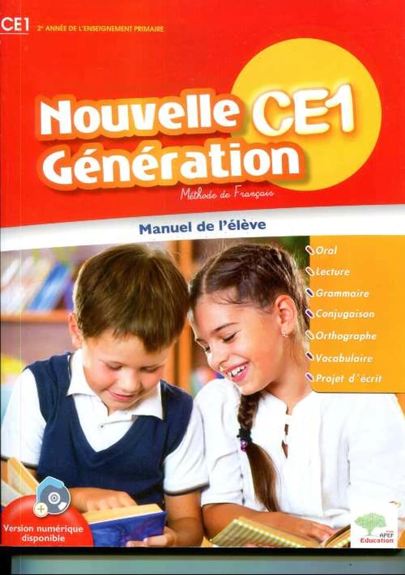 NOUVELLE GENERATION CE1 LIVRE