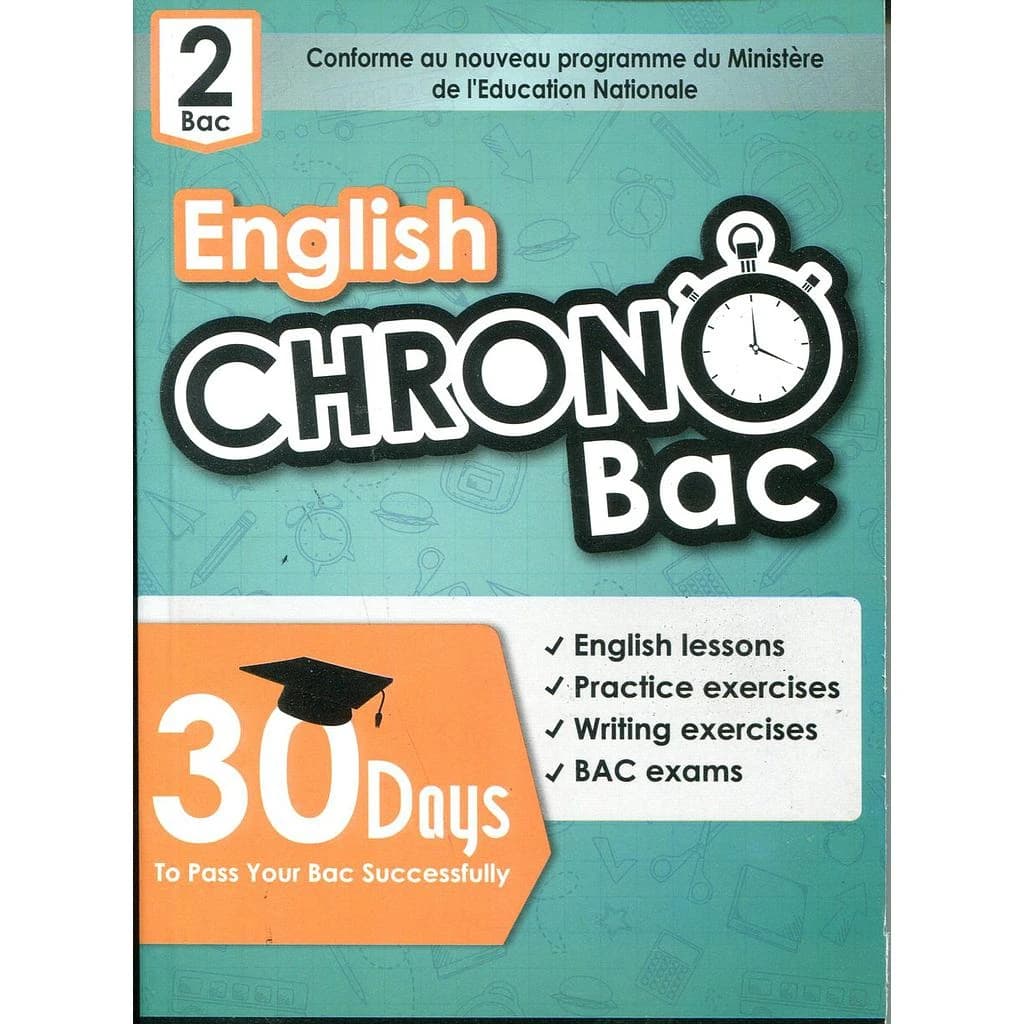 CHRONO BAC 2 BAC ENGLISH