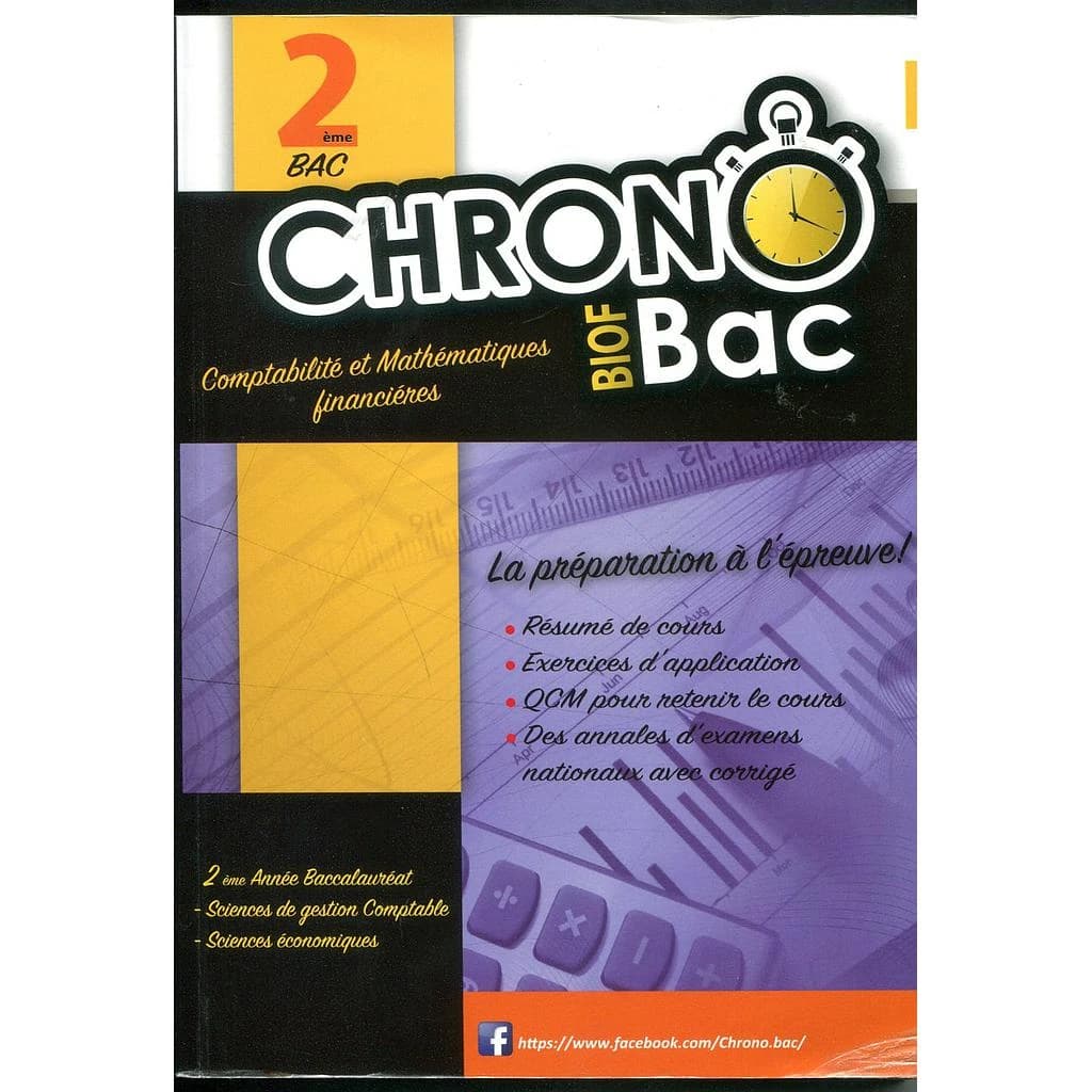 Chrono Comptabilité et Mathématiques Financiéres 2 bac sc de gestion comptable sc économiques