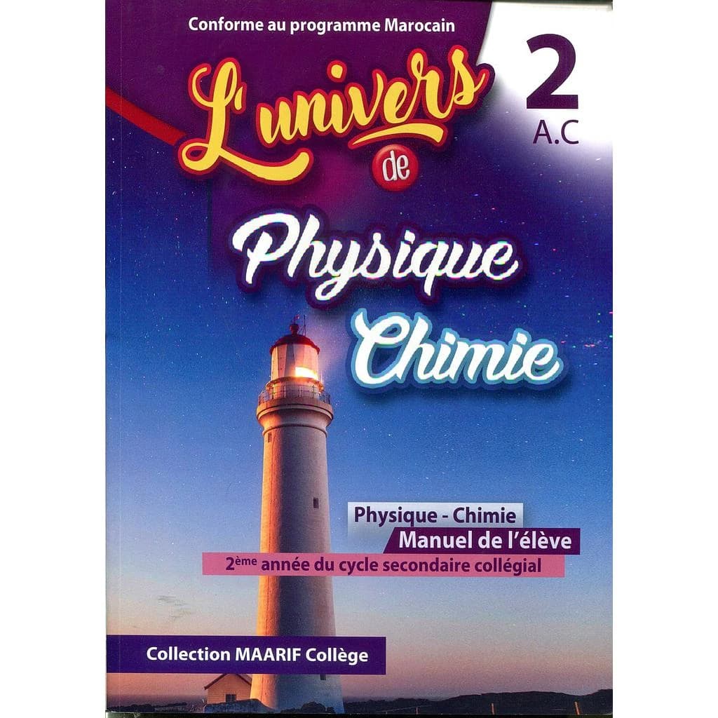 L'UNIVERS DE PHYSIQUE CHIMIE 2 AC