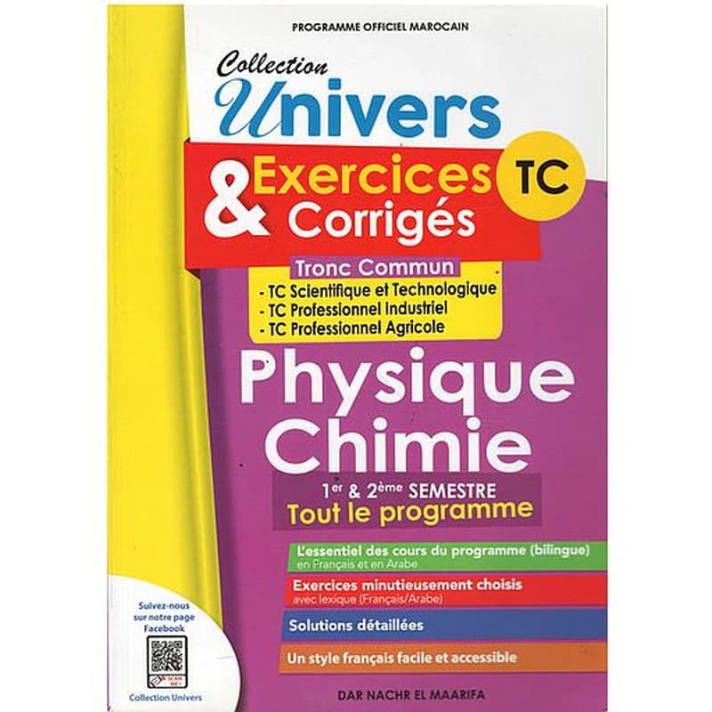 UNIVERS PHYSIQUE CHIMIE TC TOUT LE PROGRAMME