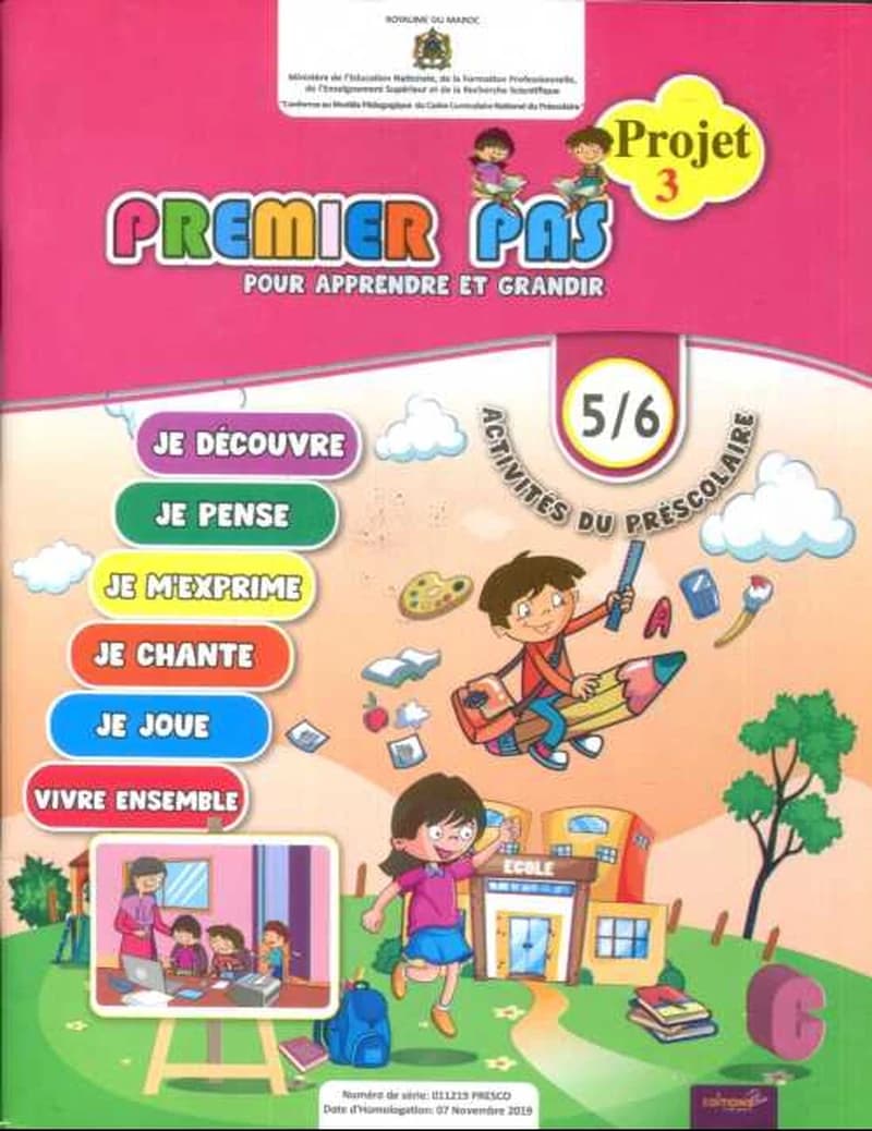 Premier pas pour apprendre et grandir GS 5