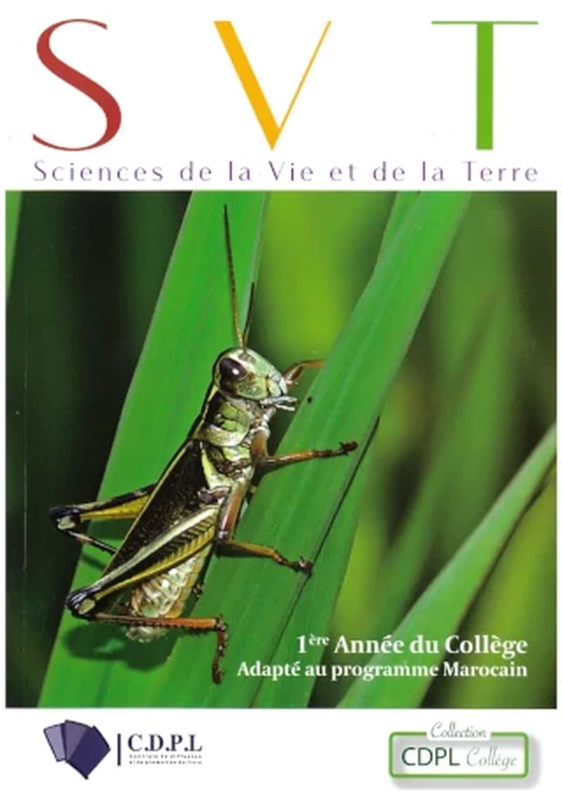 SCIENCES DE LA VIE ET DE LA TERRE 1ERE ANNEE COLLEGE CDPL