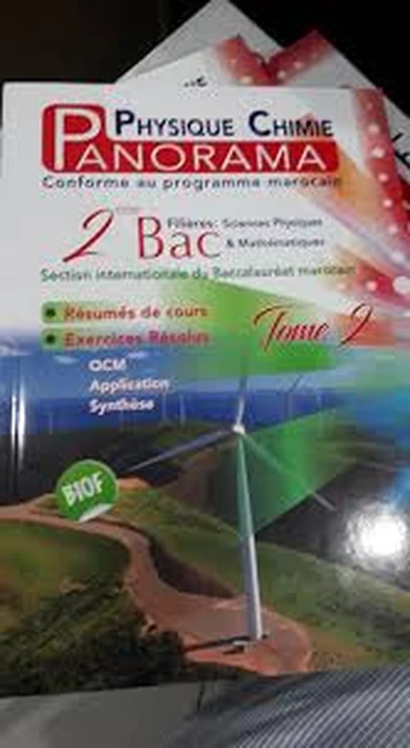 PANORAMA PHYSIQUE CHIMIE 2 BAC