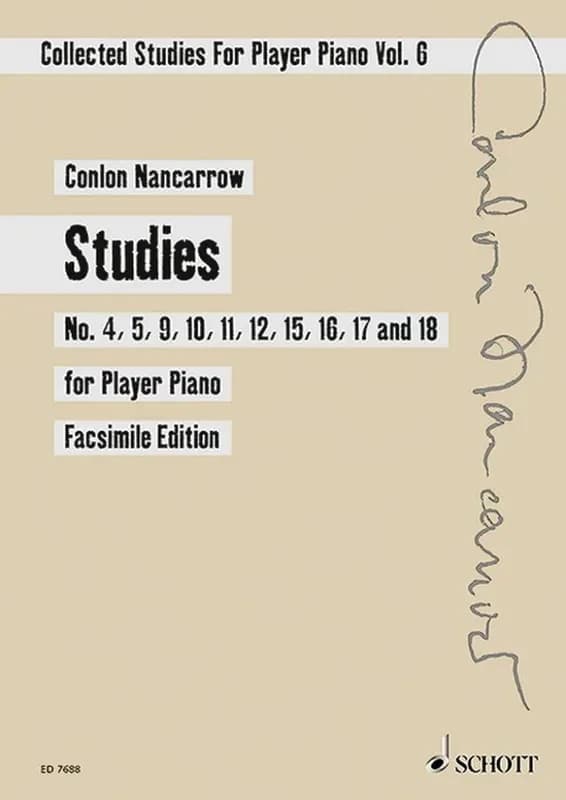 Collected studies for player piano