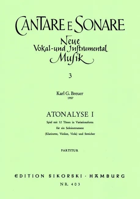 Atonalyse nr. 1
