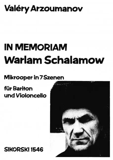 In memoriam warlam schalamow
