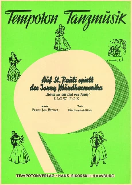 Auf st. pauli spielt der jonny mundharmonika