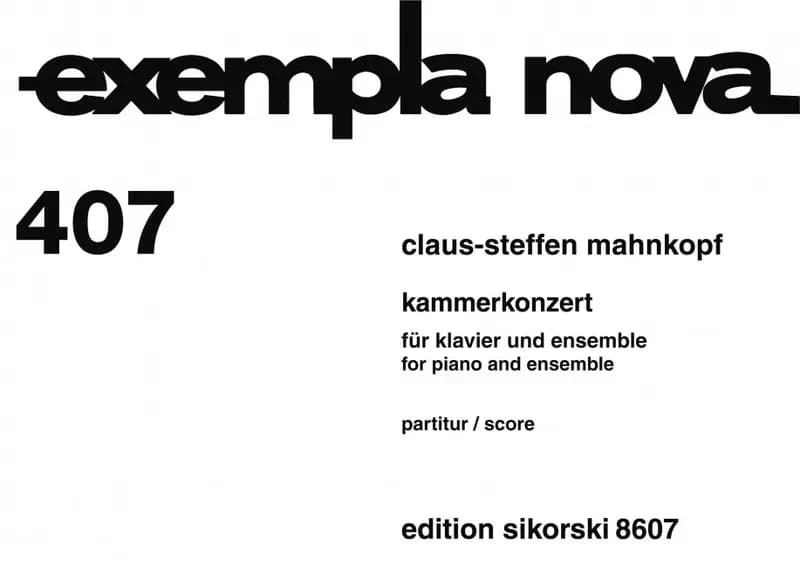 Exempla nova