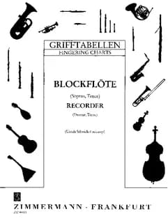 Doigtes pour la flute a bec (soprano, tenor)