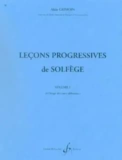 30 lecons progressives de solfege volume 1