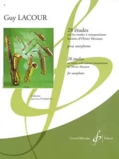 28 etudes sur les modes a transpositions limitees d'o. messiaen
