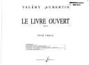 Le livre ouvert : opus 6 ; pour orgue