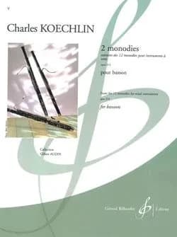 12 monodies pour instruments a vent opus 213--2 monodies pour basson