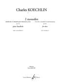 2 monodies : extraites des 12 monodies pour instruments à vent, op. 213 : pour hautbois