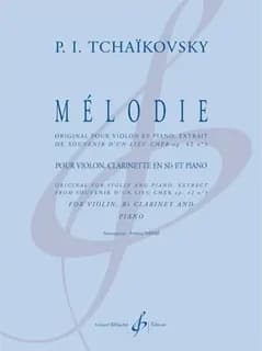 Melodie, extrait de souvenir d'un lieu cher opus 42 na 3