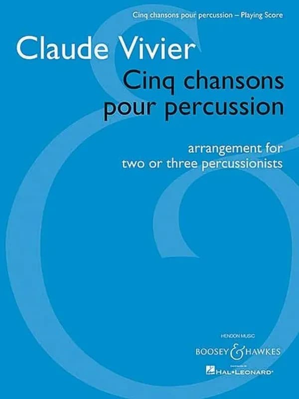 Cinq chansons pour percussion percussions