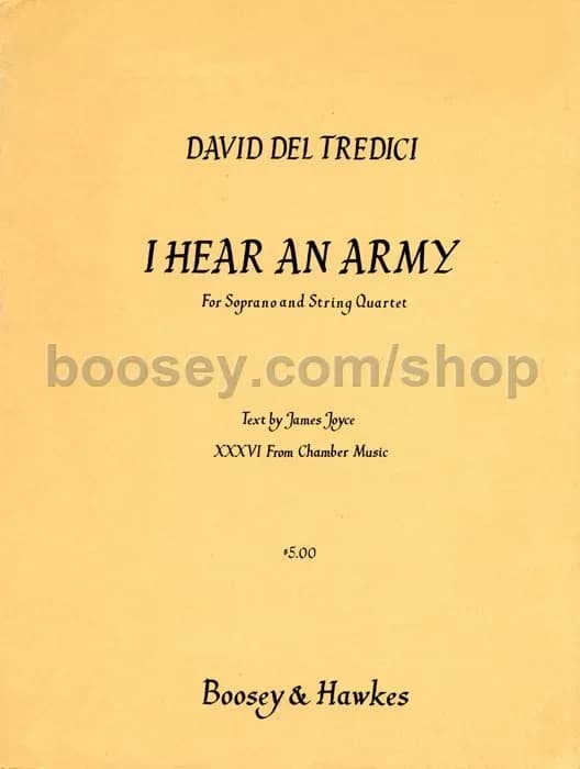 I hear an army