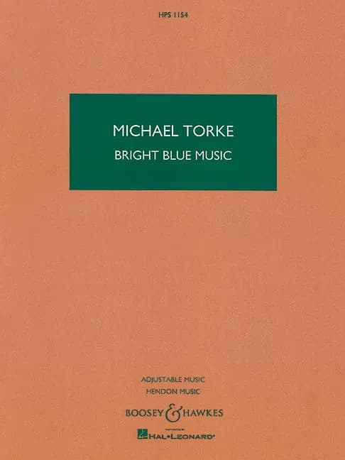 Bright blue music orchestre