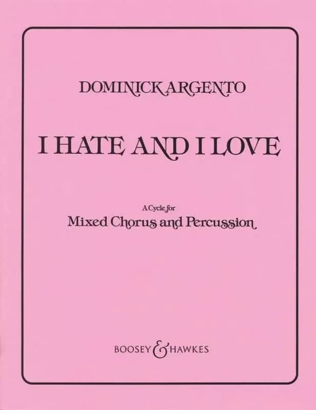 I hate and i love chant