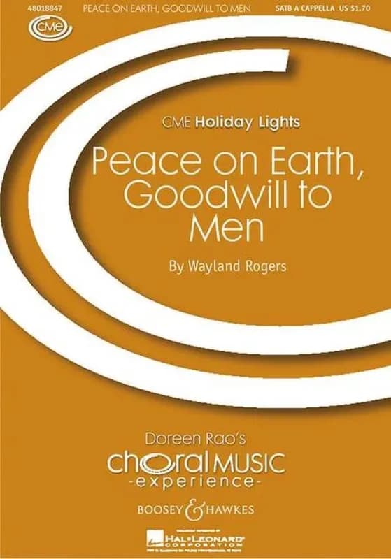 Peace on earth, goodwill to men chant