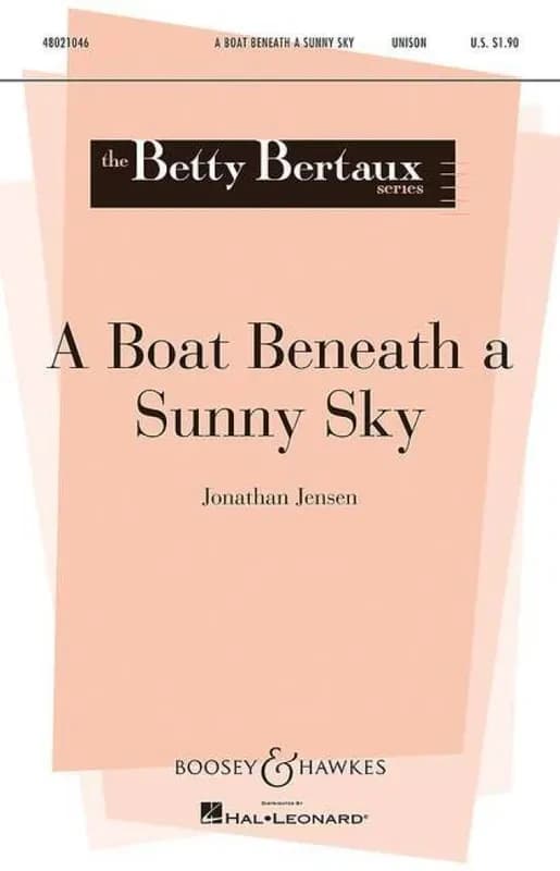 A boat beneath a sunny sky chant