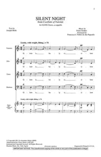 Silent night chant