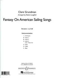Fantasy on american sailing songs orchestre