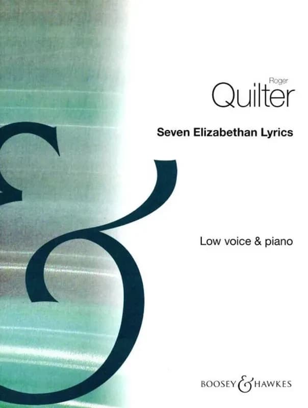 7 elizabethan lyrics op. 12 chant