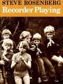Recorder playing flute a bec