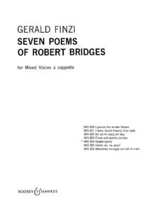Seven poems of robert bridges op. 17