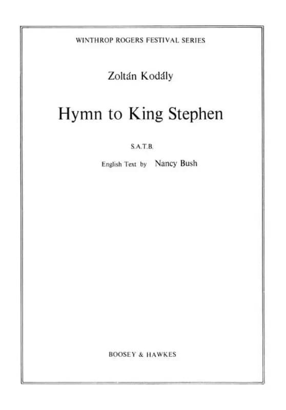 Hymn to king stephen chant