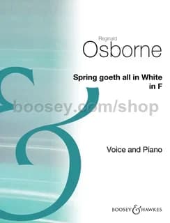 Spring goeth all in white in f chant