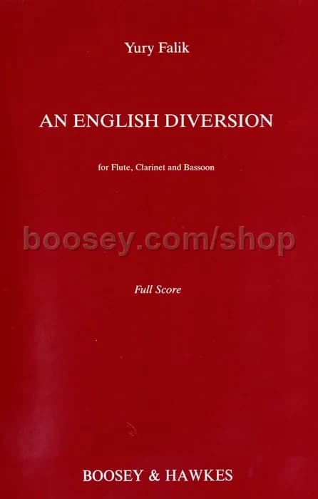 An english diversion clarinette-partition+parties separees