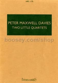 Two little quartets musique d'ensemble