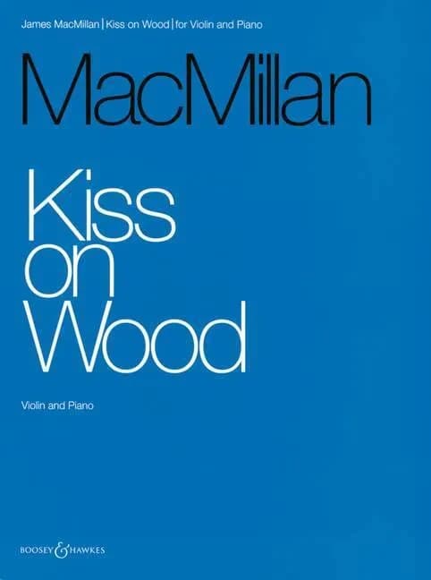Kiss on wood violon