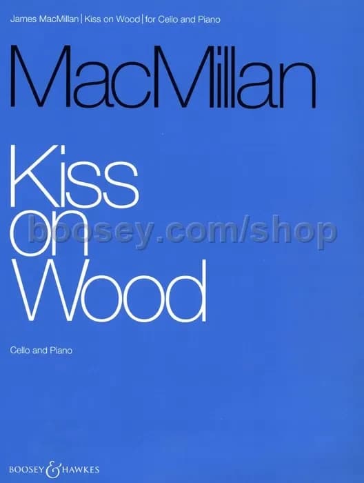 Kiss on wood violoncelle