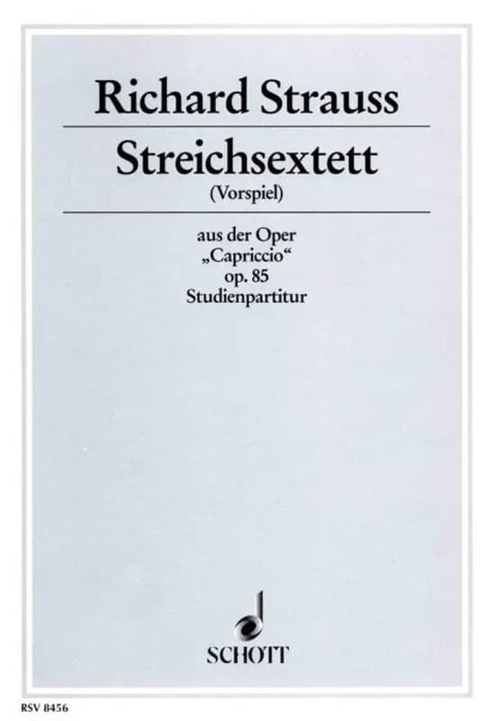 Streichsextett (vorspiel) op. 85