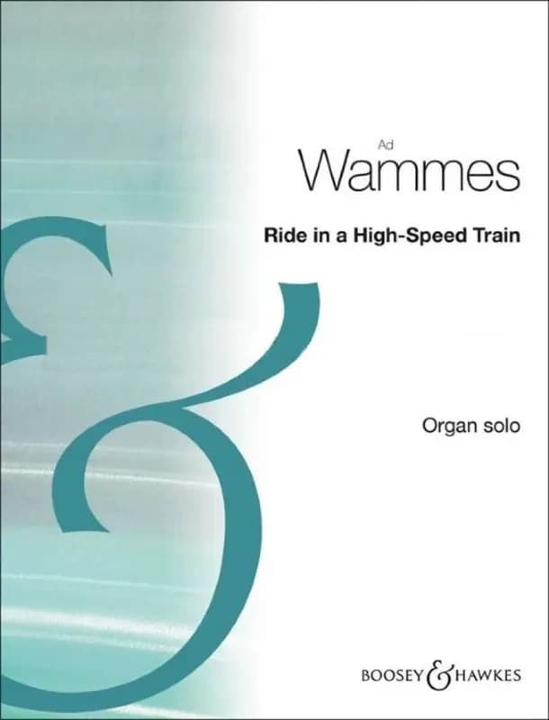 Ride in a high-speed train orgue