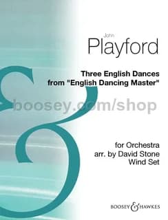 Three english dances orchestre-ensemble de partitions